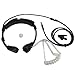 Lsgoodcare 3.5MM Plug Adjustable Throat Mic Anti-noise Tactical Neckband Vocal Hands-free in-ear Military Air Tube Covert Earpiece Headset Compatible with PC Computer PS5 Cellphone Ect 3.5MM Device