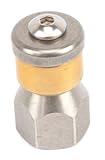 Forney 75142 Pressure Washer Accessories, Sewer Nozzle, Rotating, 1/4-Inch Female NPT-by-5.5mm, 4,000 PSI
