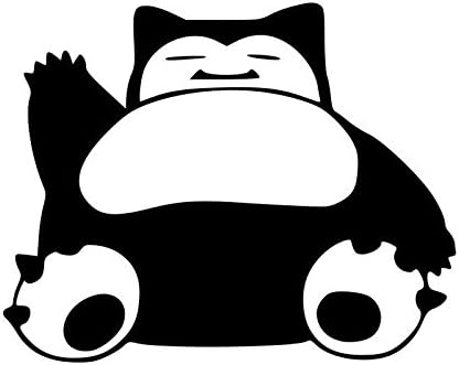 CALAP STORE - 1pc 3D Car Styling Stickers Pokemon Snorlax car decals and sticker Car full Body Window Stickers for universal car 15.2x11.9cm