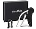 WineTools Premium Wine Bottle Opener Gift Set - Includes Rabbit Lever Style Screwpull Corkscrew and Quad Blade Foil Cutter in an Elegant Gift Box