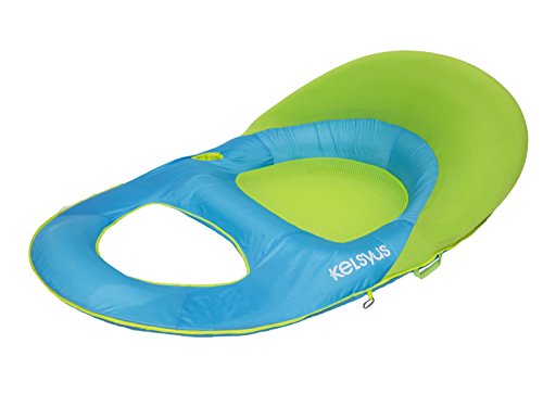 Kelsyus Deluxe Chaise Lounger- Aqua/ Lime Green - Thumbnail 5
