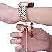 VIGOSS Metal Bracelet Compatible with Galaxy Watch 42mm Bands/Active 40mm Band Rose Gold Women 20mm Stainless Steel Jewelry Bangle for Samsung Galaxy Watch 42mm R810/Galaxy Watch Active 40mm R500