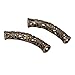 10pcs Filigree Flower Pattern Large Hole Curved Noodle Loose Tube Connector Beads 30mm Antique Bronze Plated Brass Metal for Jewelry Craft Making CF51-B