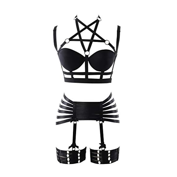 PETMHS-Women-Sexy-Cage-Body-Harness-Lingerie-Set-Strap-Gothic