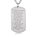 ZJFHTD St Michael Dog Tag Necklace saint michael the archangel Protect Us Prayer Protection Pendant Religious Gifts for Men Christian-C13 (St Michael archangel)