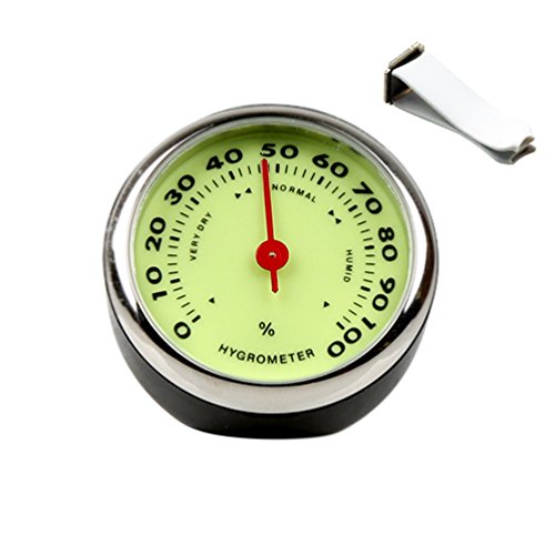 idain Car Dashboard Hygrometer - Mini Vehicle Hygrometer Decoration Air Vent Cilp - Thumbnail 7