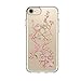 Speck Products Presidio Clear + Print Cell Phone Case for iPhone 7 - Goldenblossom Pink/Clear