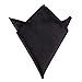 I-MART 12 Pcs Mens Solid Mixed Color Pocket Square Wedding Handkerchiefs