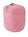 SoHo kids Pink Aqua children sleeping slumber bag with pillow and carrying case lightweight foldable for sleep over