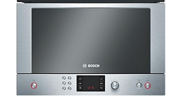 Bosch HMT85GL53B, Acero inoxidable, LED - Microondas: Amazon ...