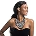 Holylove Purple Statement Necklace for Women Bling Chocker Novelty Jewelry with Gift Box-9303