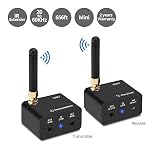 SIIG Pro Wireless IR Remote Control Extender Kit, Infrared Repeater, IR Booster - USB Powered Transmitter and Receiver with Pairing Button - 200M (656Ft) Range