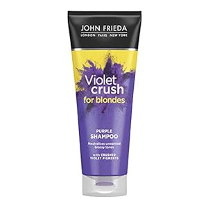 John Frieda Sheer Blonde Violet Crush Tone Correcting Purple Shampoo for Blonde Hair