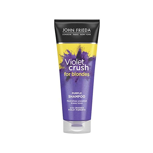 John Frieda Sheer Blonde Violet Crush Tone Correcting Purple Shampoo for Blonde Hair