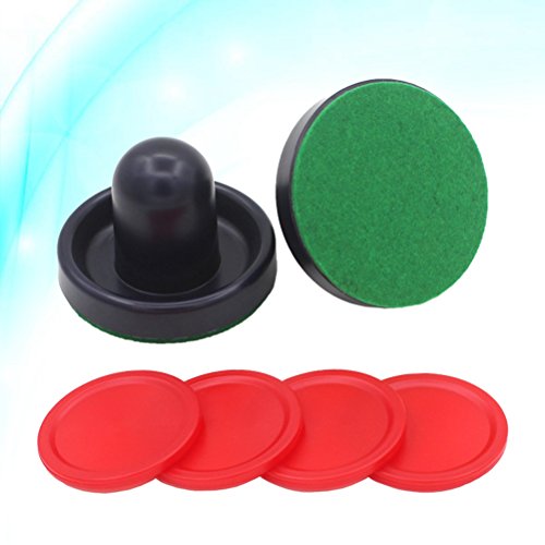 TOYMYTOY 8PCS 76MM Air Hockey Pushers Pucks Replacement for Game Tables Goalies Header Kit Air Hockey Equipment Accessories (Dark Blue) - Thumbnail 5
