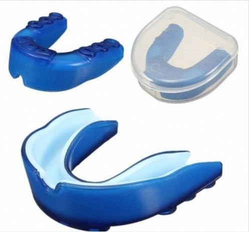 Blue Gum Shield Teeth Protector Mouthguard Piece For Basketball Boxing Taekwondo by GokuStore by GokuStore