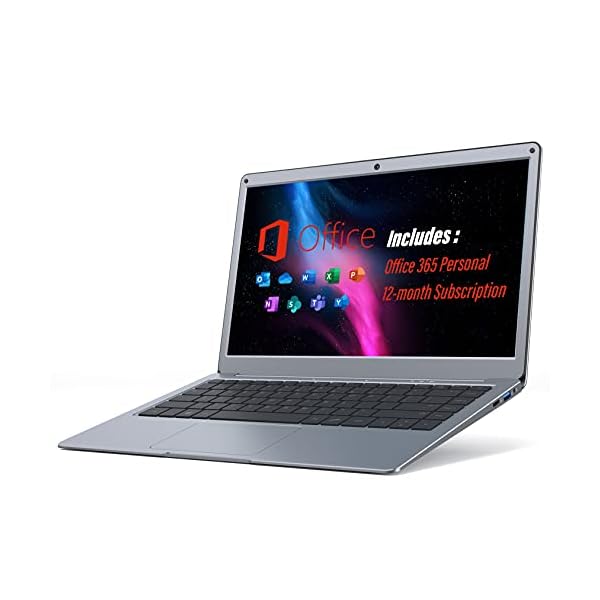 Jumper Laptop with Microsoft Office 365, 13.3 inches FHD Computer PC 4GB RAM 64GB eMMC (Intel Celeron CPU, Windows 10…