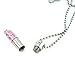 SAMYO Aromatherapy Therapy Fragance Health Essential Oil Diffuser Surgical Stainless Steel Quality Pendant with Ball Chain Necklace -Pink