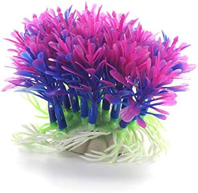 Amazon Co Jp Pukido パープル人工プラスチック植物 水中 草 水槽 アクアリウム オーナメント 装飾 花 芝生 Pkd 6cca8ebea08bfa0045d ホーム キッチン