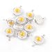10 Pieces High Power 2 Pin 3W Warm White LED Bead Emitters 100-110Lm