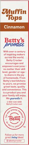 BETTY CROCKER MUFFIN TOPS MIX, CINNAMON, WITH TOPPING, 13.4 OZ
