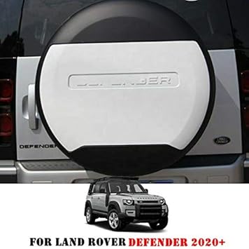 Amazon Com Fuji White Spare Tyre Tire Cover Fits For Land Rover Defender 21 Automotive