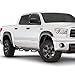 Fender Flares Compatible With 2007-2013 Toyota Tundra, Black ABS Pocket Style Wheel Cover Protector Vent Trim by IKON MOTORSPORTS