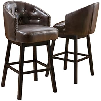 Christopher Knight Home OGDEN KD SWIVEL BARSTOOL, Brown