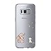 Case for Samsung Galaxy S8/S8 Plus TPU Soft Wolf Printed Silicone Shock-absorption Gel Bumper Cute Patterns Protective (S8, Elephant)
