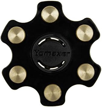 Yomaxer Fidget Spinner the Revolver Hand Spinner Stress Relief Toy With Premium Hybrid Ceramic Bearing Rivets Punk Style EDC Fidget Toy Stress Reducer for ADHD ADD