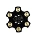 Yomaxer Fidget Spinner the Revolver Hand Spinner Stress Relief Toy With Premium Hybrid Ceramic Bearing Rivets Punk Style EDC Fidget Toy Stress Reducer for ADHD ADD
