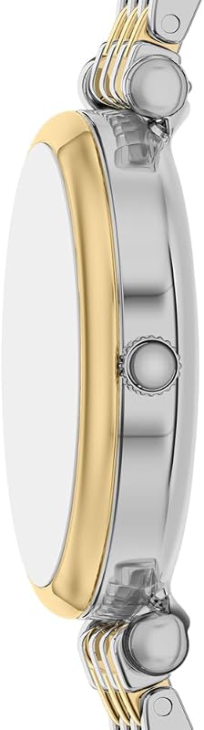 Relógio analógico de quartzo feminino com bracelete em aço inoxidável ES5450SET