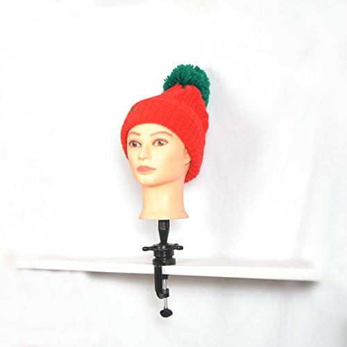 (rj08 157) Bald Female Mannequin Head Scarf Hat Cap Wigs Glasses Display Model, come with clamp