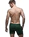 SEOBEAN Mens Low Rise Sports Soft Running Training Short Pants (Large/31-33 Inch, 2792 Green)