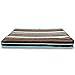 Furhaven Water-Resistant Indoor-Outdoor Stripe Print Mattress Egg Crate Orthopedic Foam Dog Bed - Striped Espresso, Large