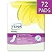 Tena Incontinence Pads For Women, Instadry Heavy, Regular, 72 Count