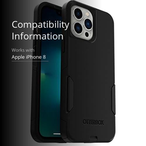 OtterBox iPhone 13 Pro Max & iPhone 12 Pro Max Commuter Series Case - Black, Slim & Tough, Pocket-Friendly, with Port Protection