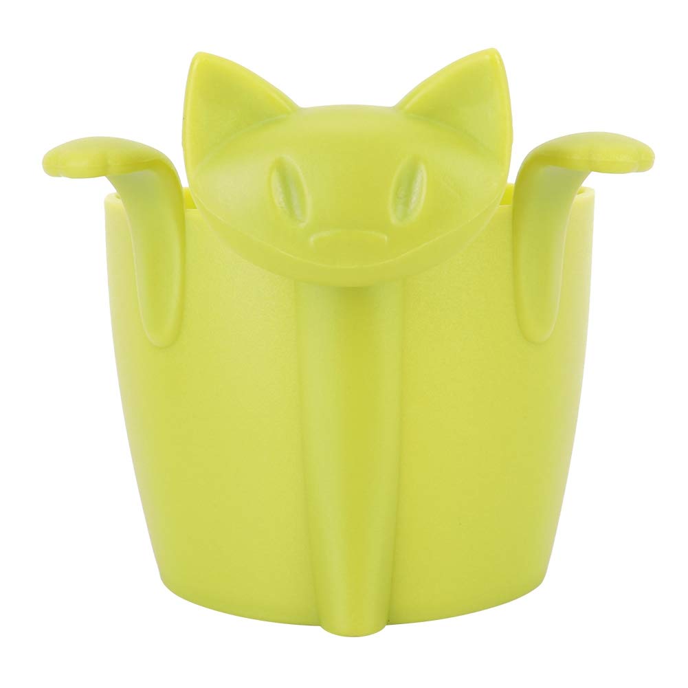 Fdit Silicone Cat Tea Infuser, Green