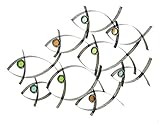 Deco 79 Metal Fish Decor, 39 by 27-Inch (Kitchen)