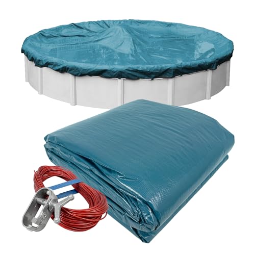 Robelle 5815-4-ROB Galaxy Winter Pool Cover for Round Above Ground Swimming Pools, 15-ft. Pool