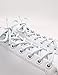 Miscly 3 Pairs Round Shoe laces for Shoes, Sneakers & Boots (54″ (137 cm), White)
