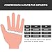 supregear Arthritis Gloves, Rheumatoid Arthritis Compression Gloves for Pain Relief Gaming Typing Fingerless Gloves, 2 Pairs