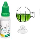 FZONE Aquatic CO2 Glass Drop Checker PH Monitor for Aquarium Plant Tank | Easy-to-Read, Accurate CO₂ Monitoring, Compact, Quick Setup, Premium Glass for Aquarium Plant Fish Tank