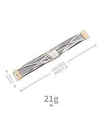 Jenia - Pulsera de cuero con varias cuerdas, estilo bohemio, para mujer, adolescente, niña, hija, hermana, regalo