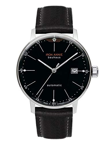 Iron Annie Bauhaus 1 5050 – Reloj de pulsera automático para hombre con correa de piel