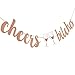 5 Pcs Rose Gold Bachelorette Party Supplies Decorations Bridal Shower Kit,Bachelorette Party Banner Set For Bride To Be