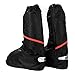 Uelfbaby Overshoes Rain Boots,A Boot Cover for Outdoor Sports Rain/Snow, Waterproof Overshoe Rubber Boots XXL Size (Black)
