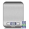 Amazon-Brand-Eono-Digital-Kitchen-Scale-Premium-Stainless-Steel-Food-Scales-Weight-Grams-and-Oz-for-Baking-and-Cooking-5KG1g Amazon Brand - Eono Digital Kitchen Scale, Premium Stainless Steel Food Scales Weight Grams and Oz for Baking and…