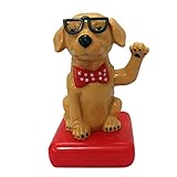 KaiCran Solar Powered Dancing Animal Swinging Animated Bobble Dancer Toy Car Decor New (B)