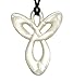Peacemaker Jewelry Angel Silicone Teething Pendant Necklace (White Pearl)